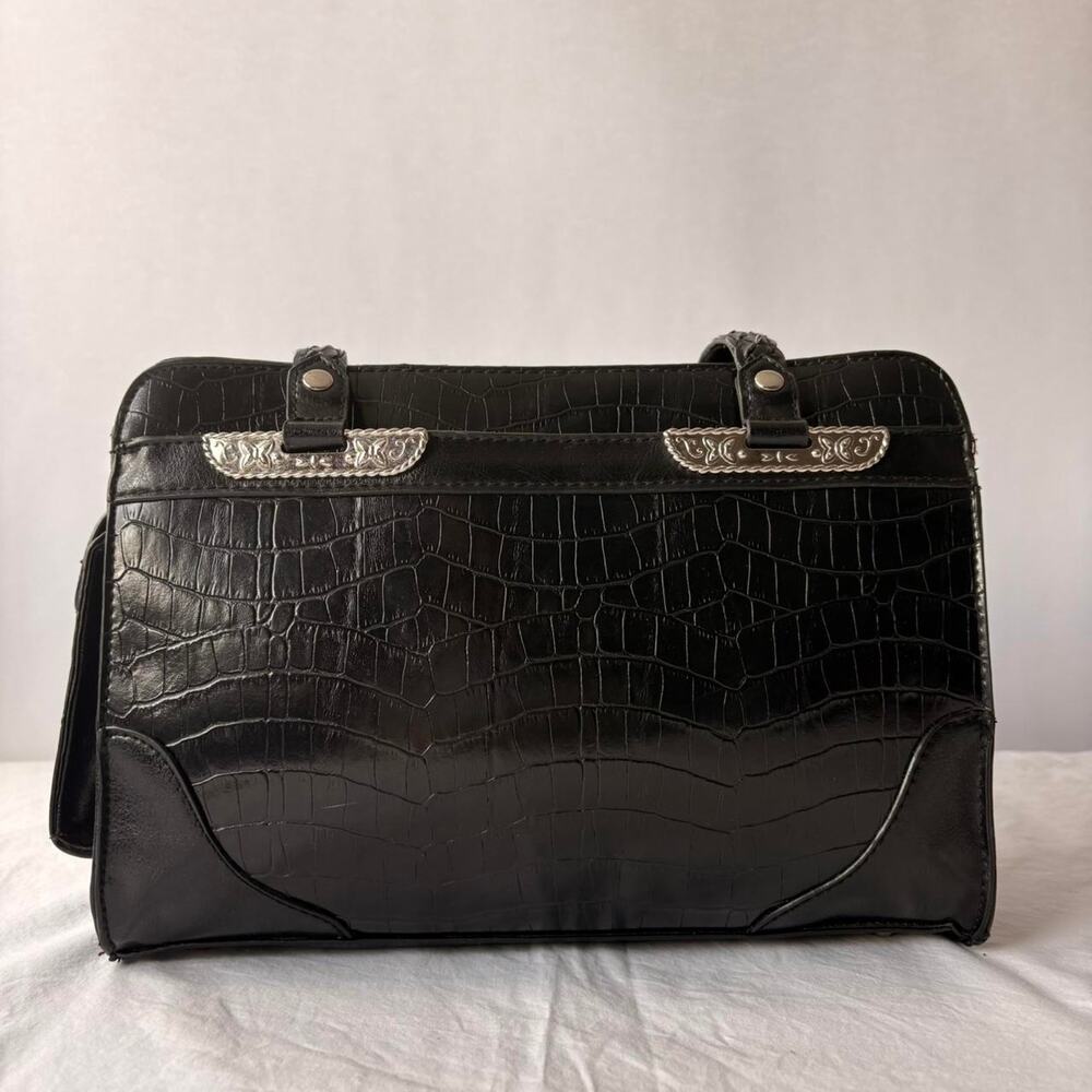 Vintage GAL Bueno Croc Embossed Shoulder Bag - Western Hardware
